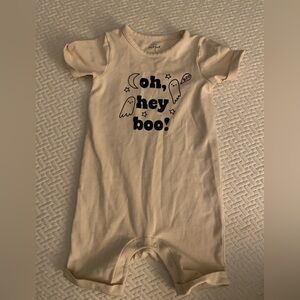 Cat & Jack 'Oh, Hey Boo!' Halloween Romper / Size 18m / VGUC